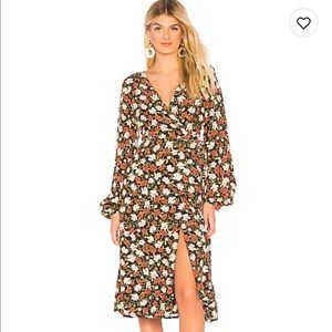 Privacy Please Nixon Midi Wrap Dress
